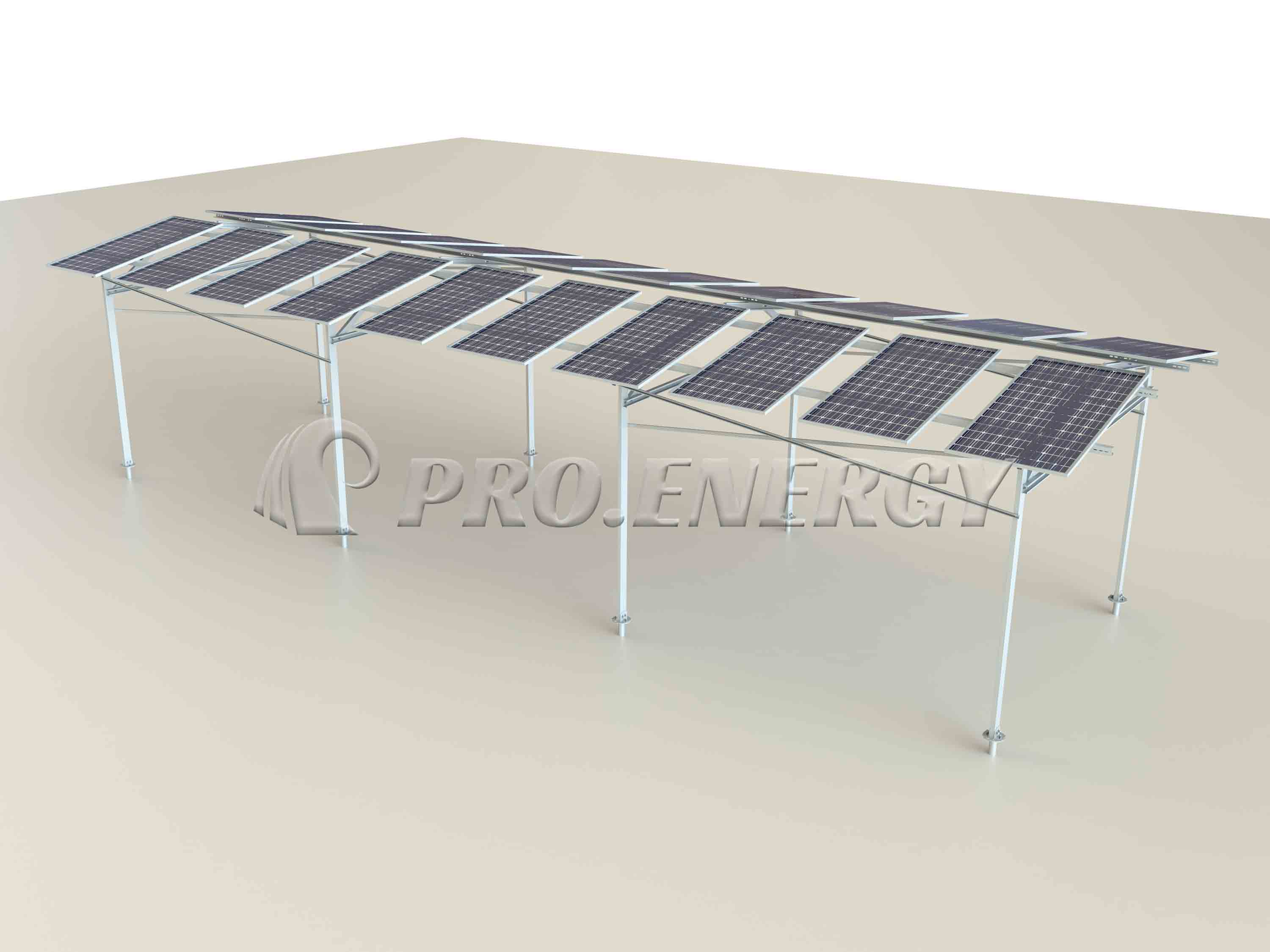 Agricultural solar racking solutions
