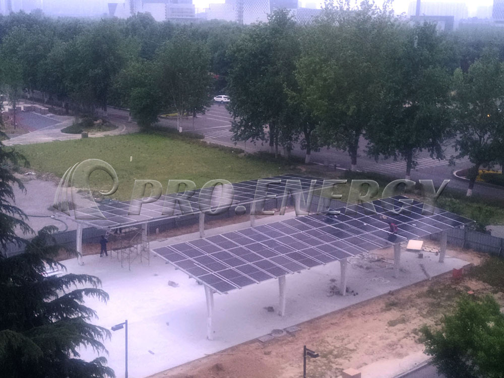 PROFENCE.ENERGY solar carport mounting system project in Henan China